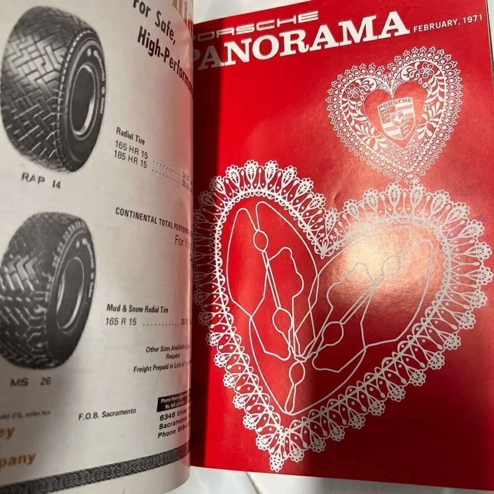 Porsche Panoramic Hardcover Bounded Magazines Vintage 1971 JAN-Dec  PCA - Picture 14 of 16